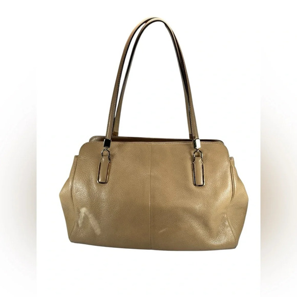 Coach Madison No. E1373-25161 Brown Leather Shoulder Bag Pre-Owned Genuine - Picture 2 of 14